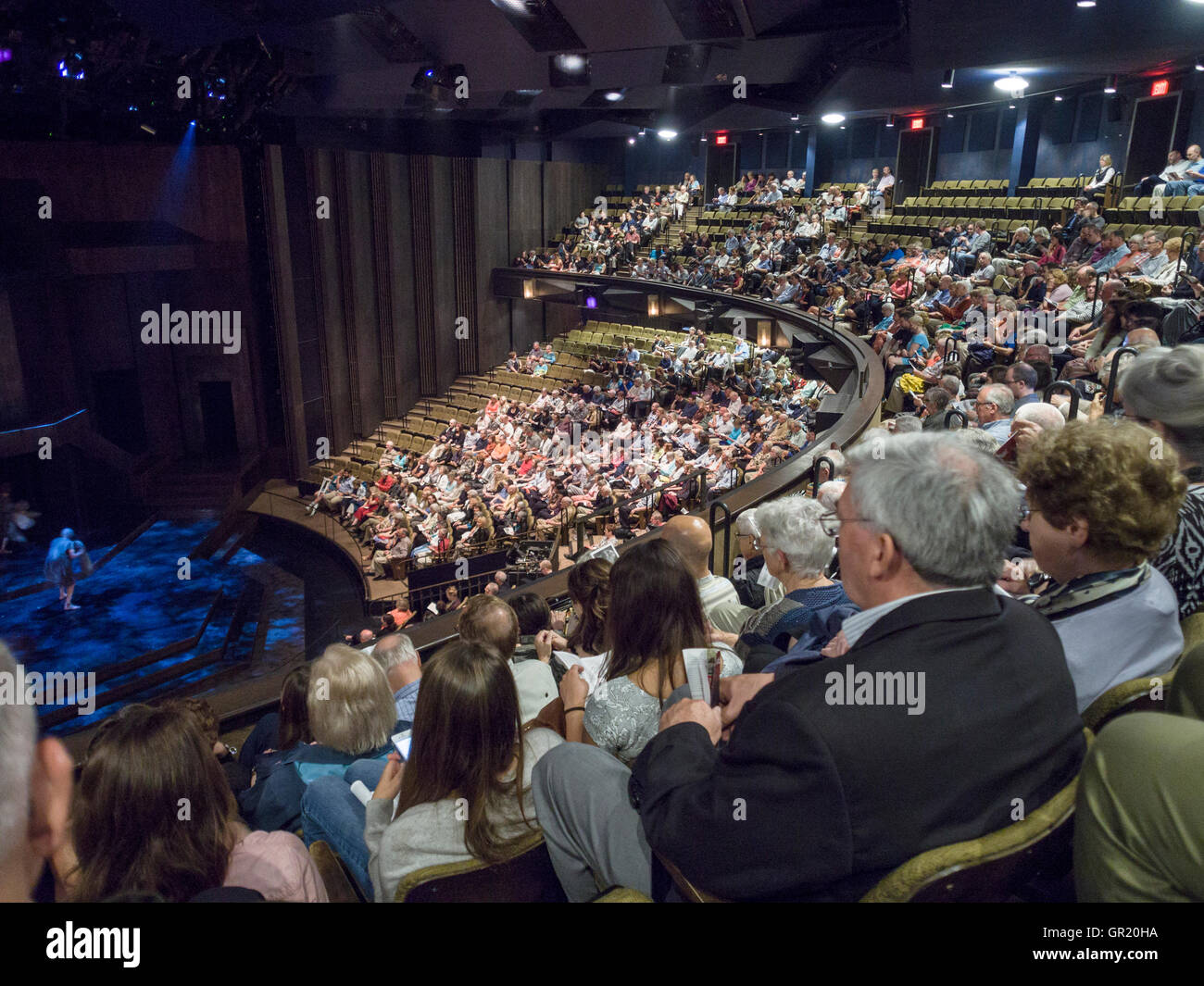 Inside The Festival Theatre Audience And Stage As A Shakespearean