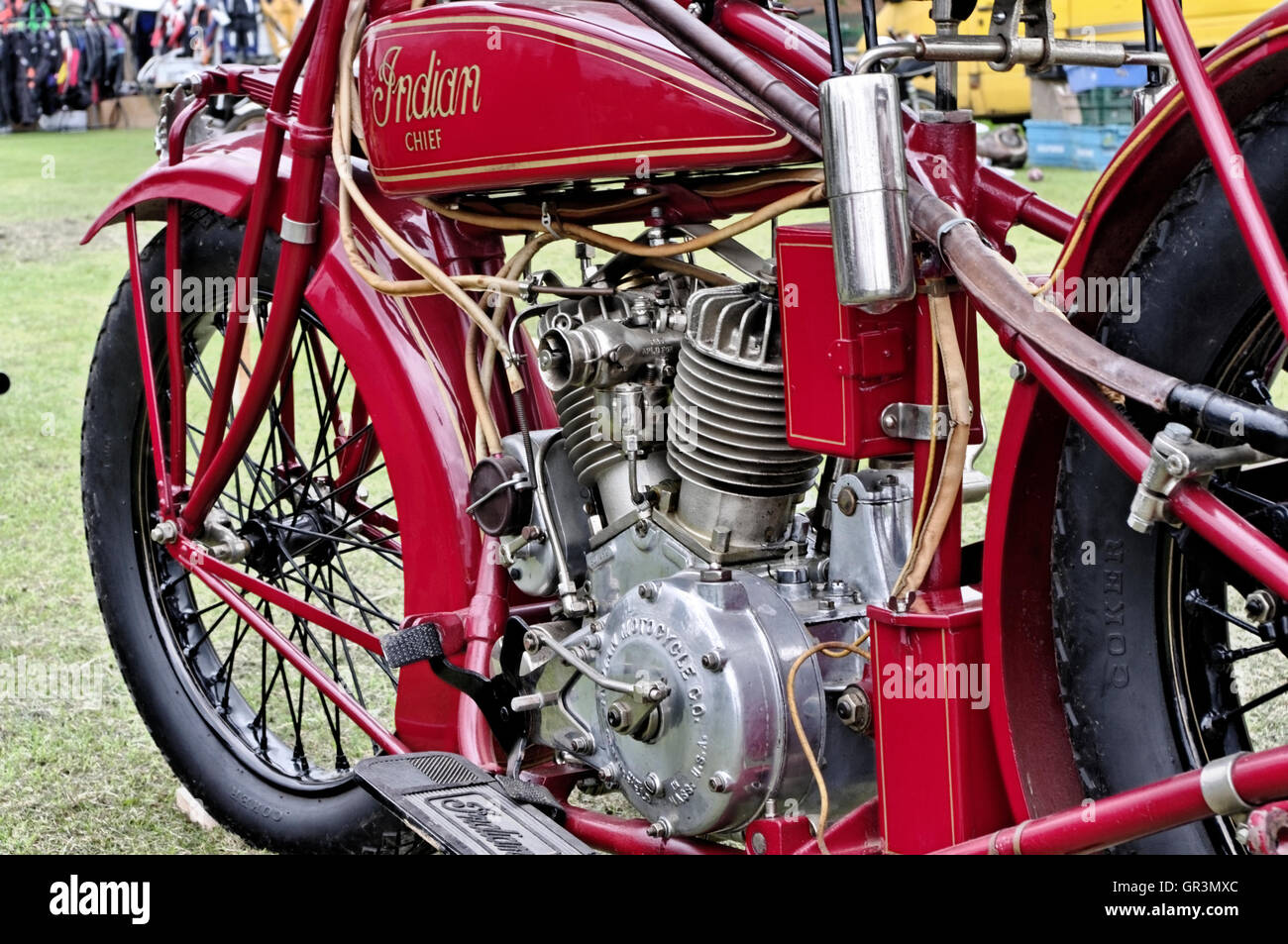 Old timer Indian Motorbike Stock Photo: 117481572 - Alamy
