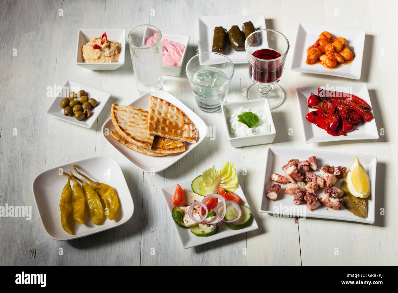 Greek Appetizer Stock Photo, Royalty Free Image 117580950 Alamy