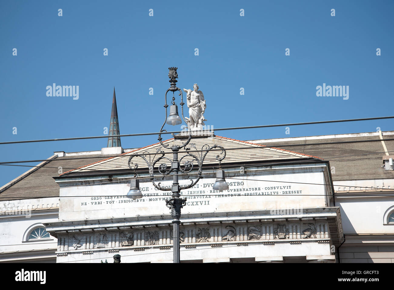 The Teatro Carlo Felice is the opera house of Genoa, Italy,used for