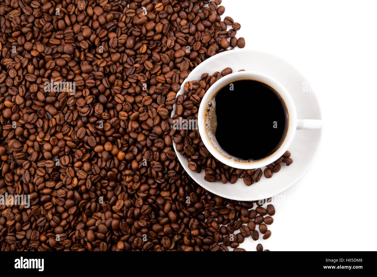 Cup Of Black Coffee Stock Photo Alamy