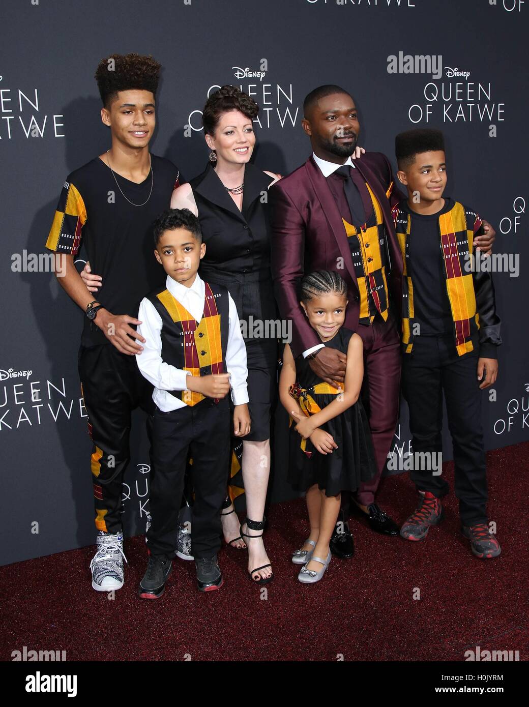 Los Angeles, CA, USA. 20th Sep, 2016. Asher Oyelowo, son, Jessica Stock