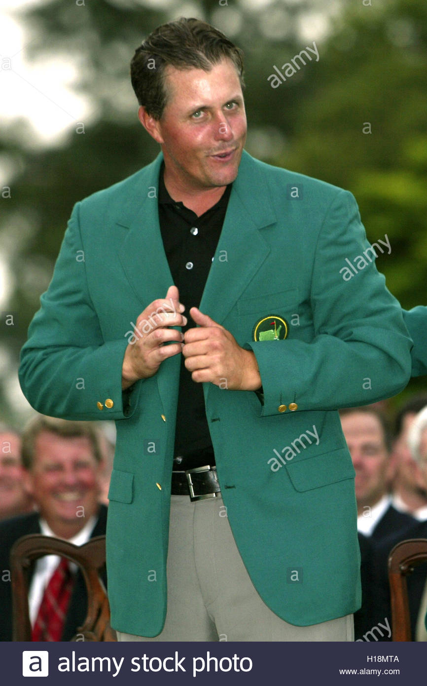 Phil Mickelson Wears The Masters Green Jacket After It Was
