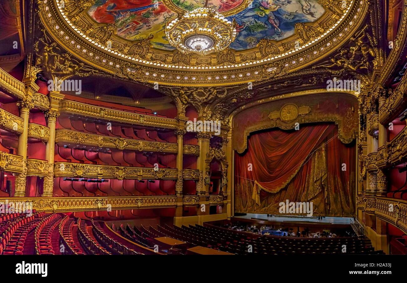 Paris, France. 3rd Sep, 2016. The Palais Garnier is a 1,979seat Stock