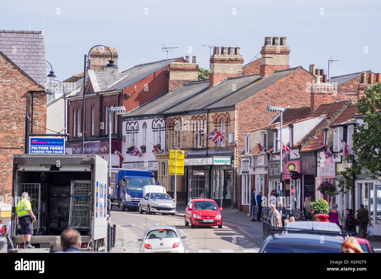 Newbegin (High Street), Hornsea, East Riding, Yorkshire, England Stock