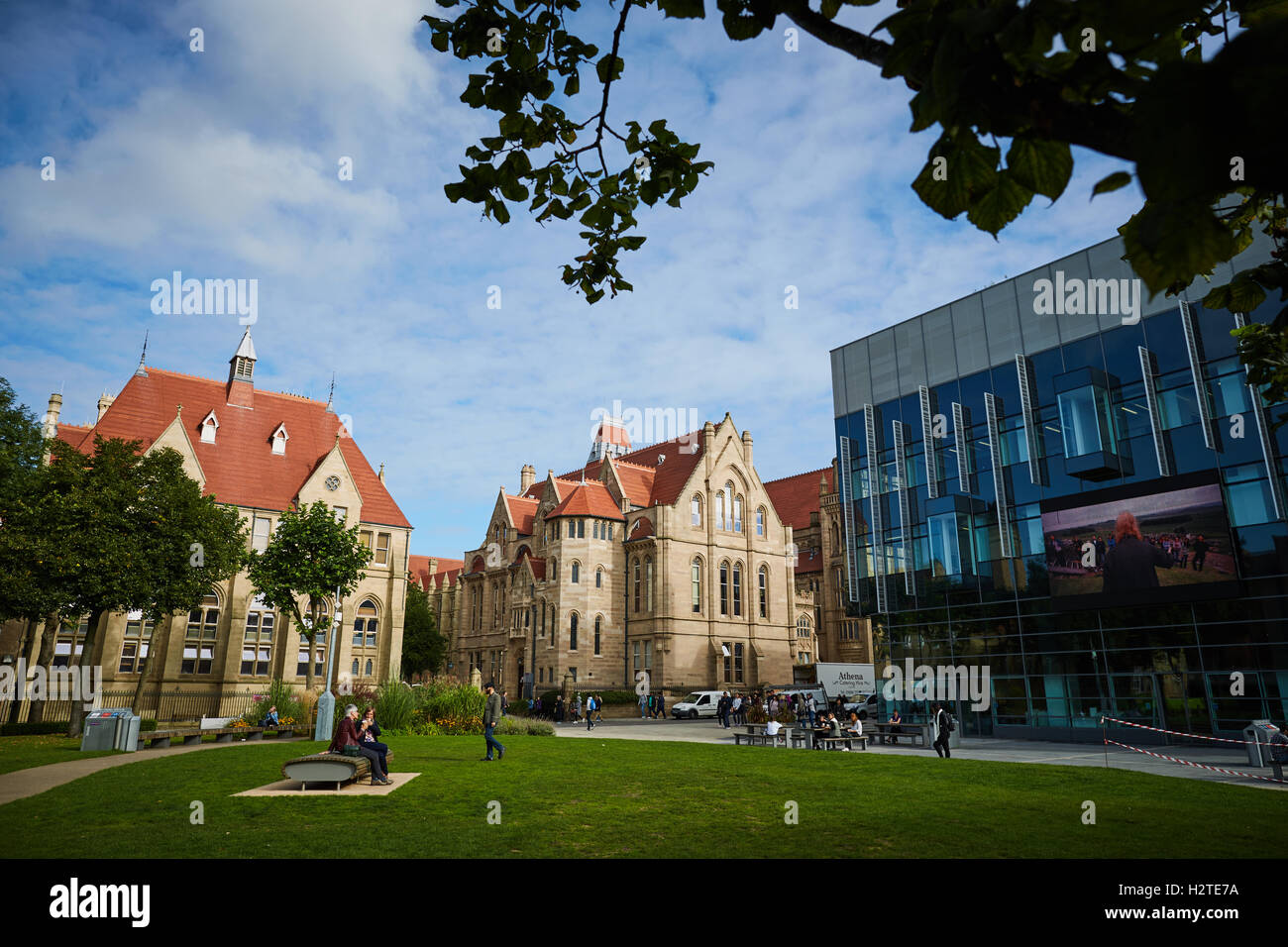 manchester university historic buildings architecture quad stock manchester university historic buildings architecture quad stock