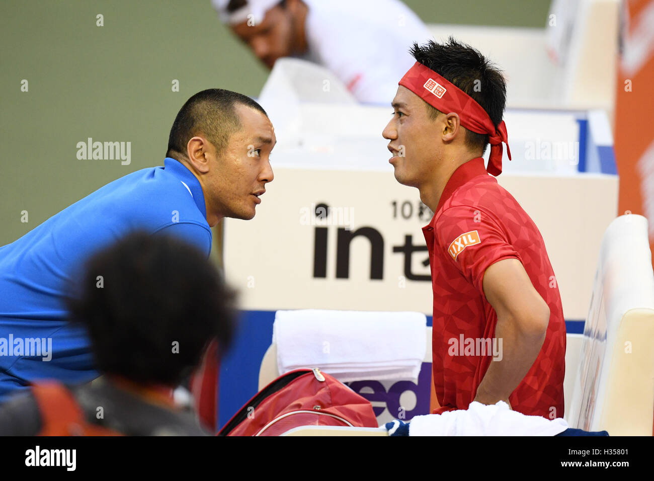 Ariake Coliseum Tokyo Japan 5th Oct 2016 Kei Nishikori JPN