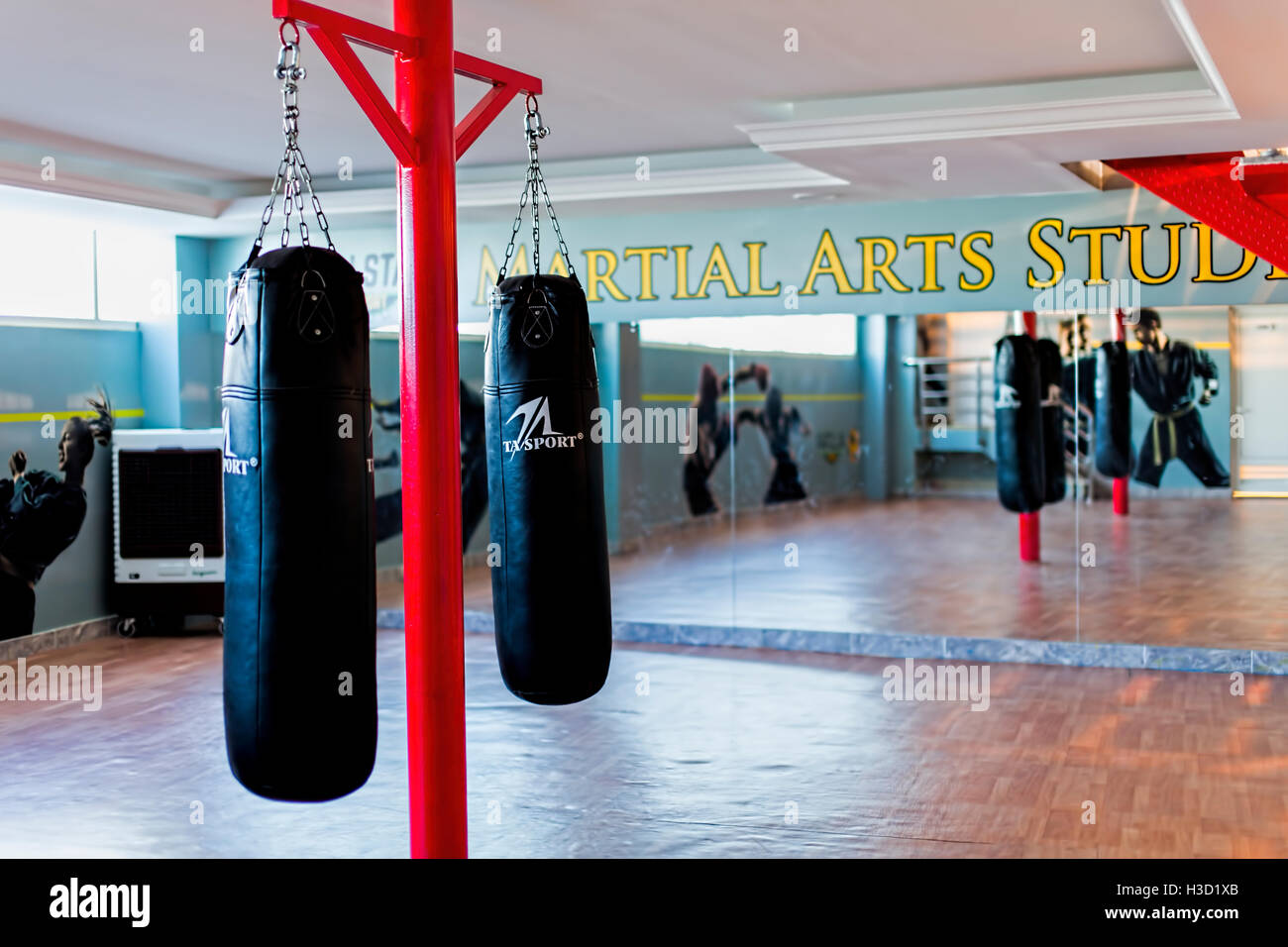 Indoor Martial Arts Studio Stock Photo, Royalty Free Image 122603443