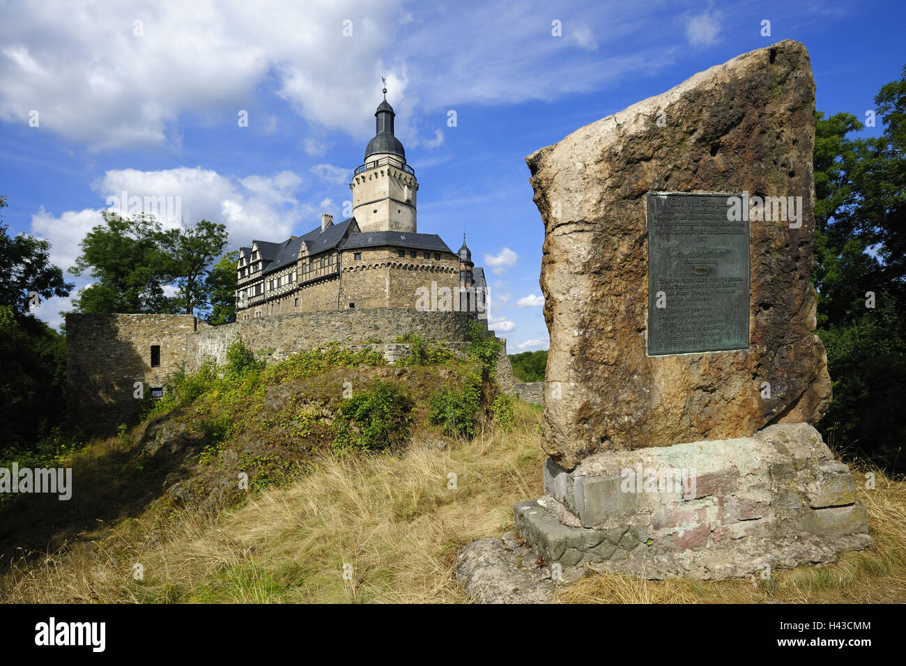 Germany, Saxony Anhalt, Harz, Selketal, Meisdorf, Falkenstein castle