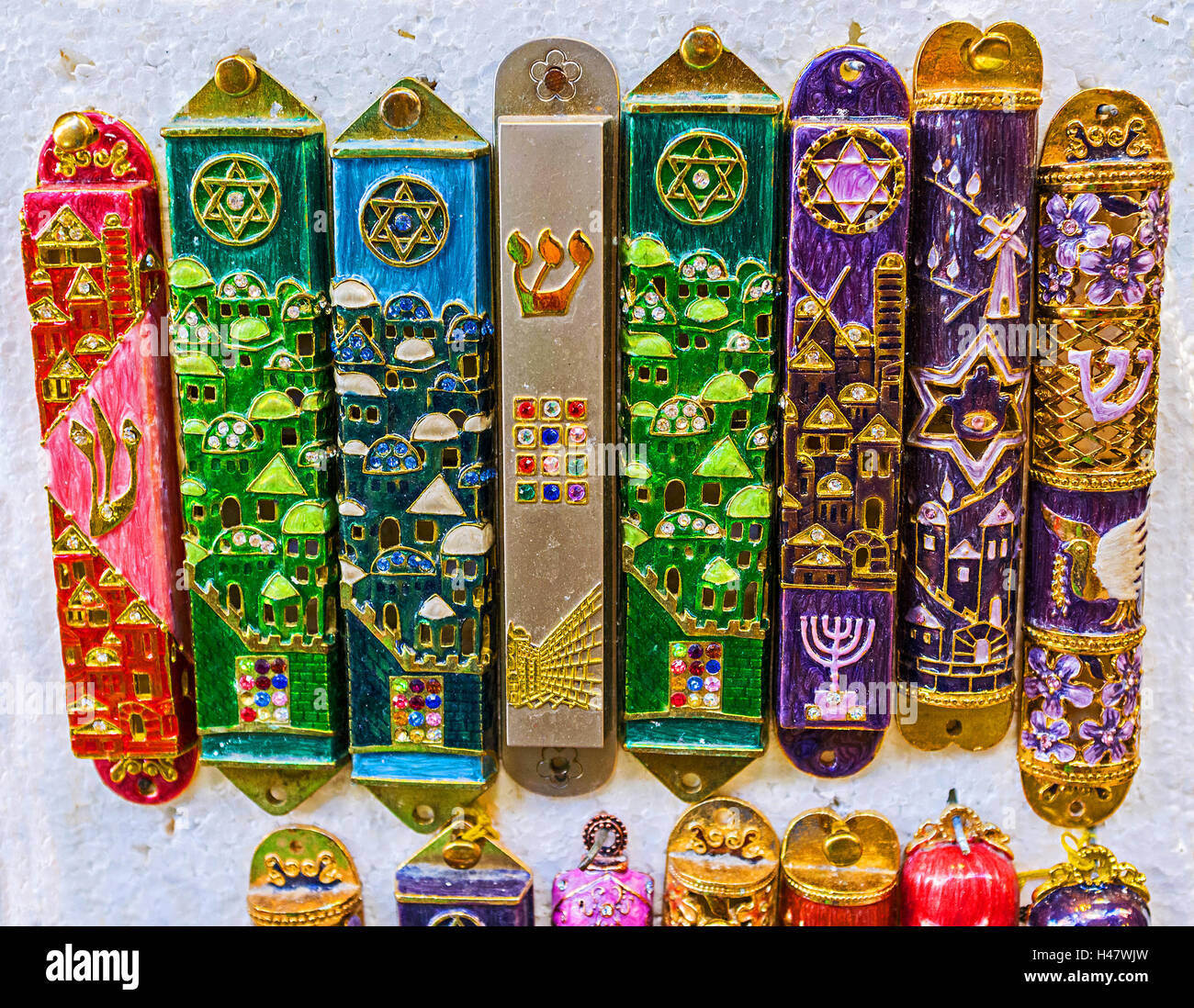 The mezuzah is affixed to the doorframe of homes in Jewish culture