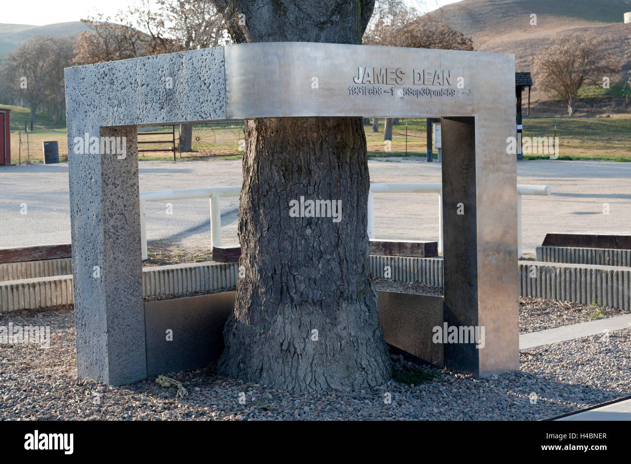 James Dean Memorial Junction of California Highways 41 & 46 where the