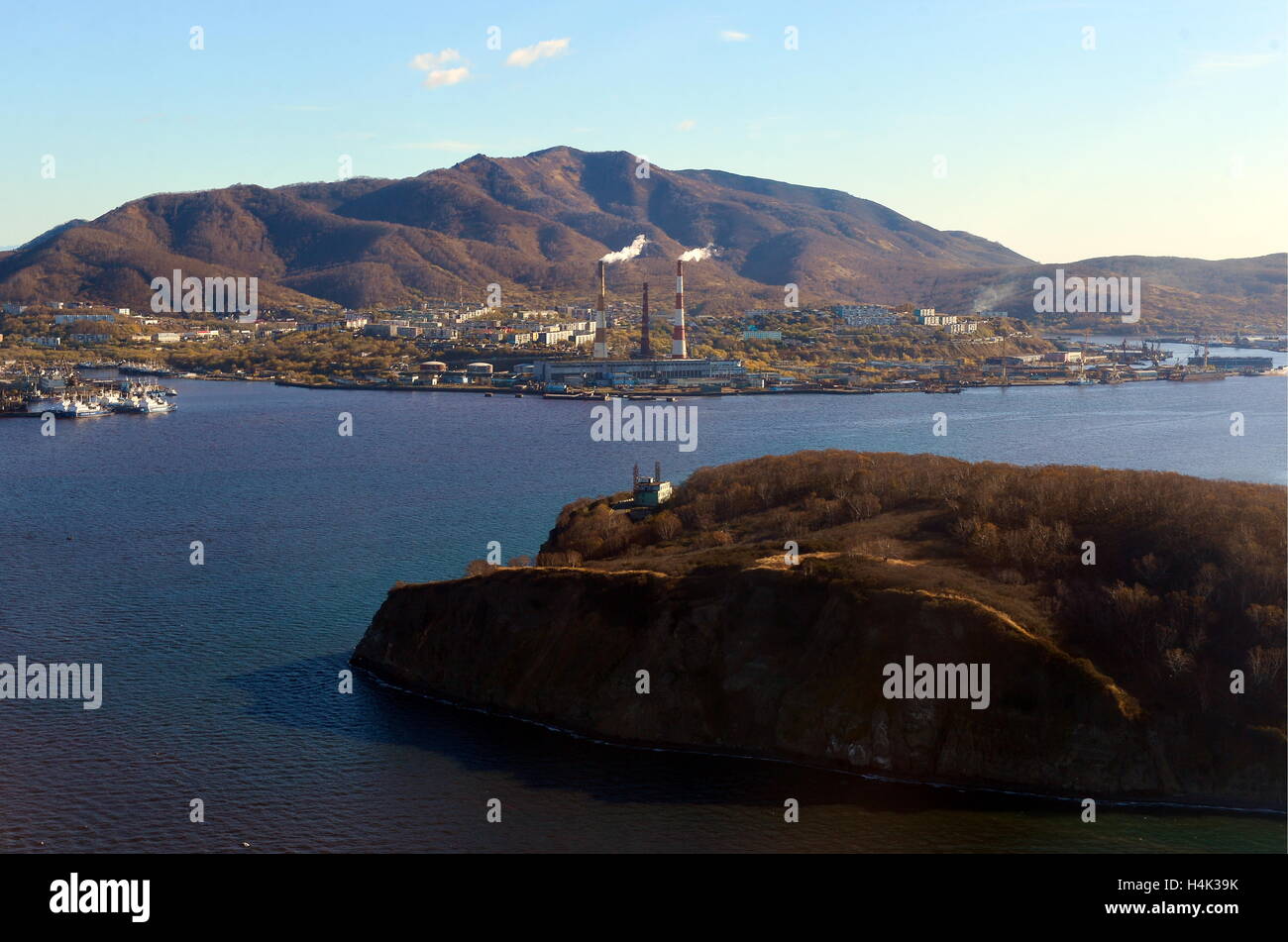 PETROPAVLOVSKKAMCHATSKY, RUSSSIA OCTOBER 15, 2016 A view of
