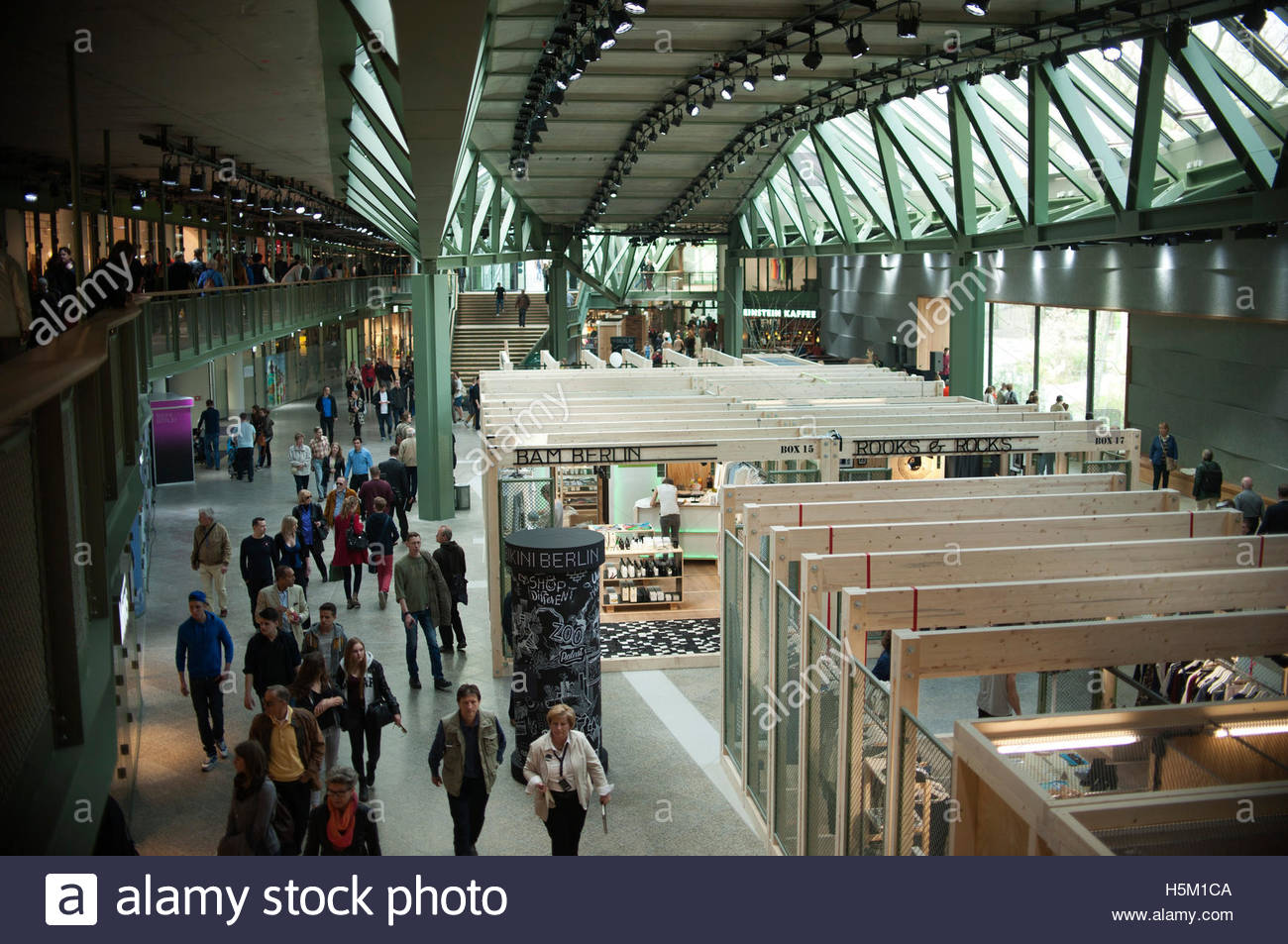 General view of the interior of the new concept shopping mall bikini berlin in berlin april 3 2014 the shopping mall inside of bikini house is a