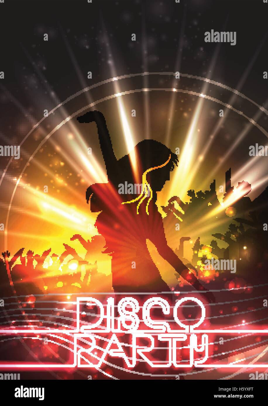 Dance Party Poster Background Template Dance Party Poster Background Template