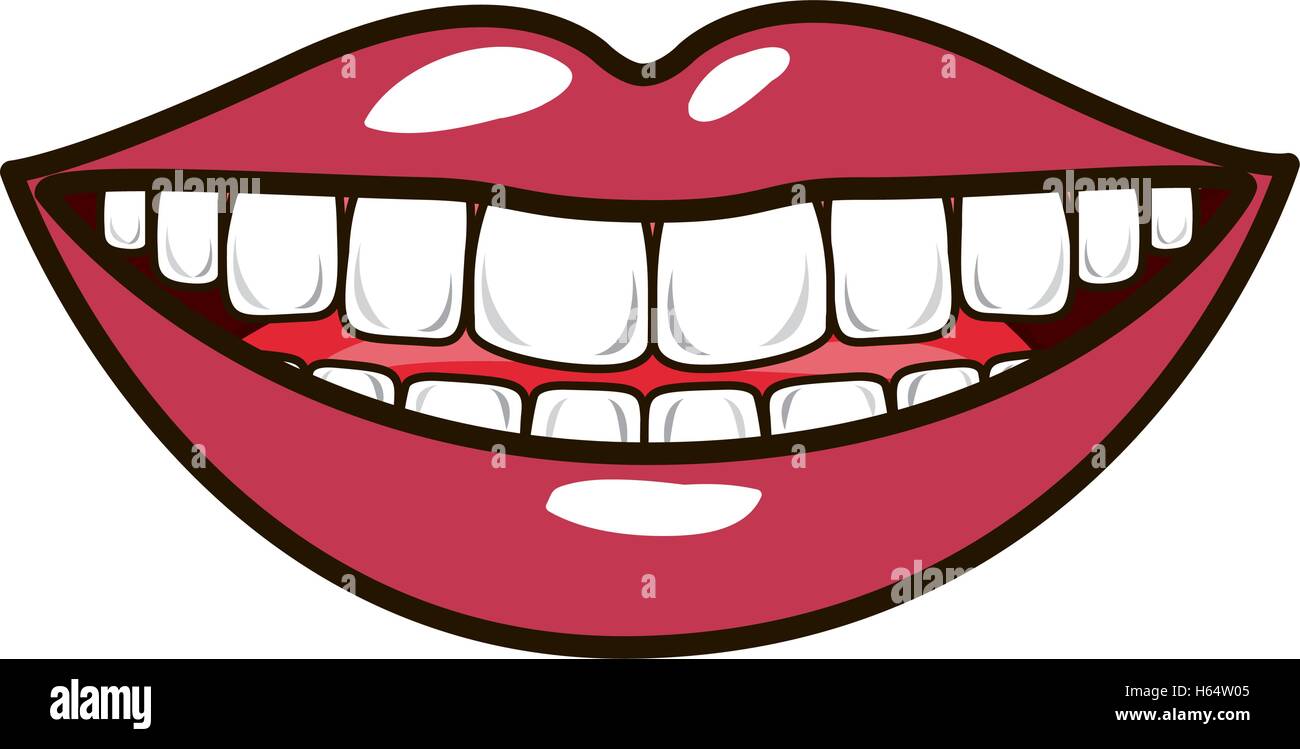 Smiling Mouth Clip Art 10