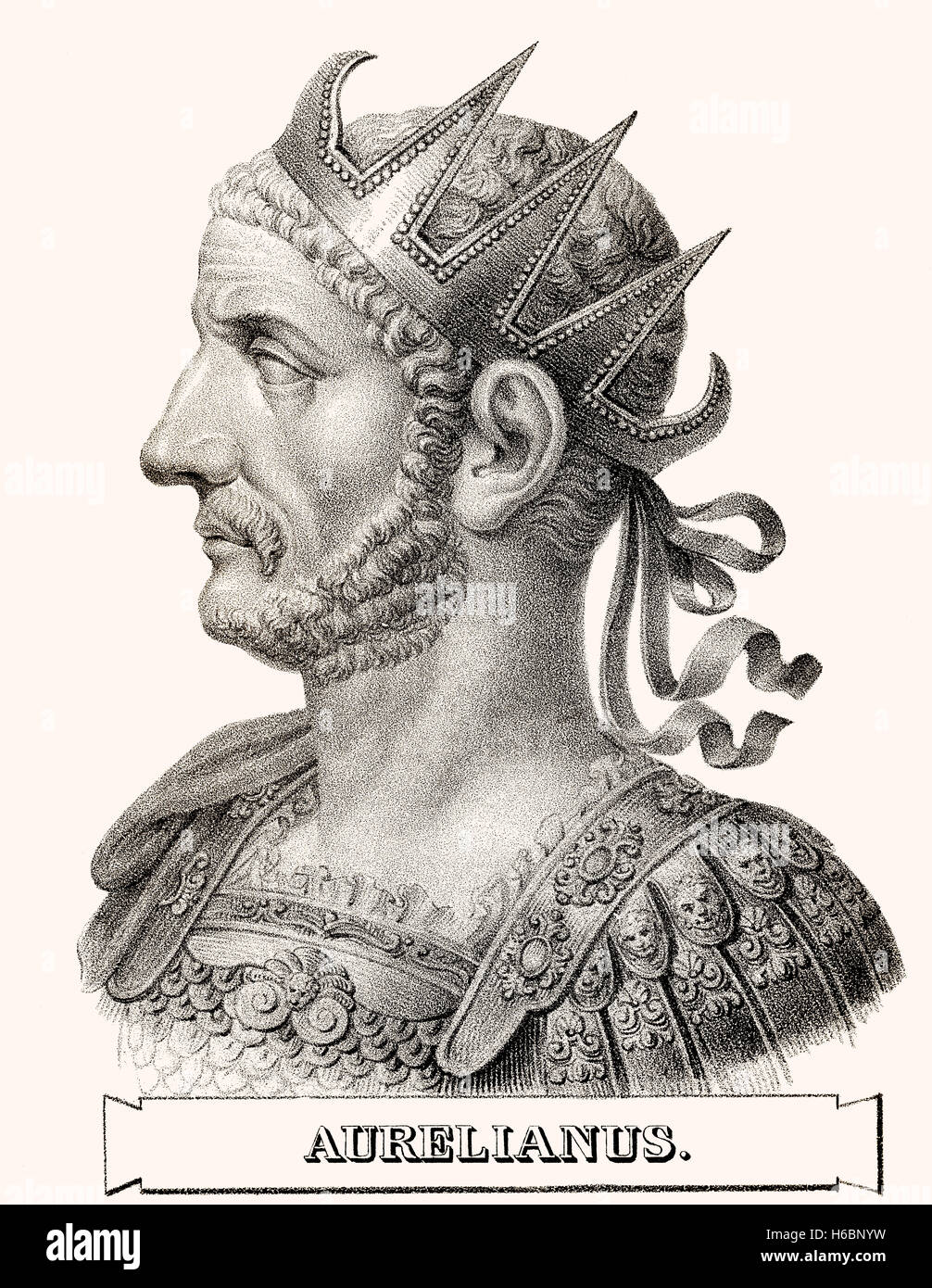 Aurelian, Roman Emperor from 270 to 275 Stock Photo, Royalty Free Image 124419229 Alamy