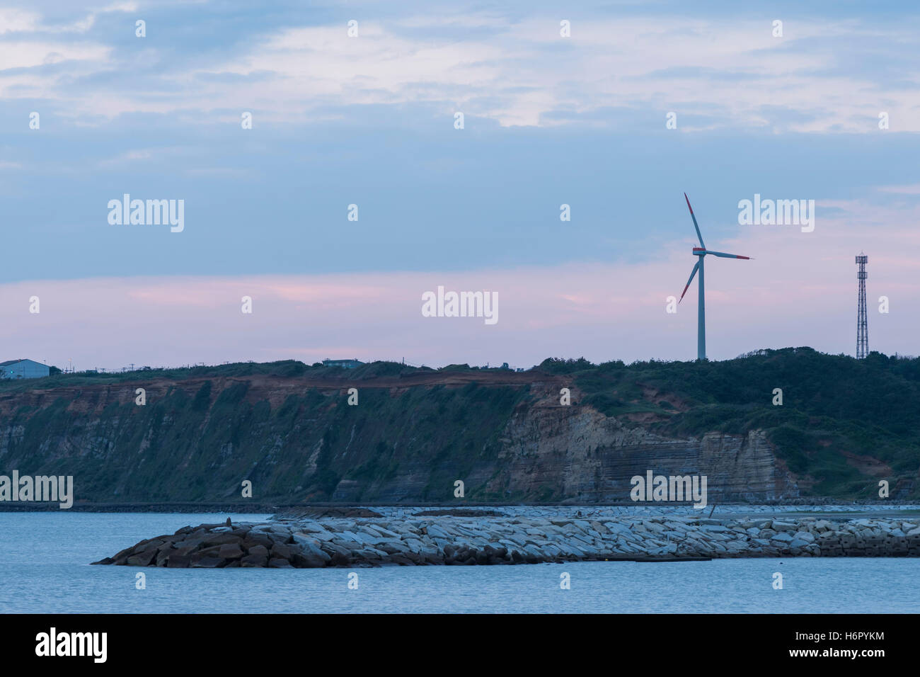 Byobugaura Choshi Marina Beach Choshi City Chiba Prefecture Japan Stock