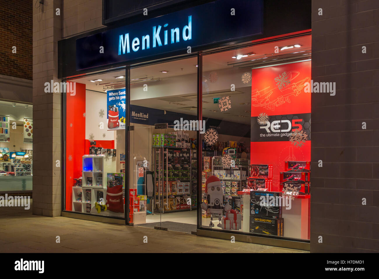 MenKind Gadget Store Whitefriars Shopping Centre Canterbury Kent UK