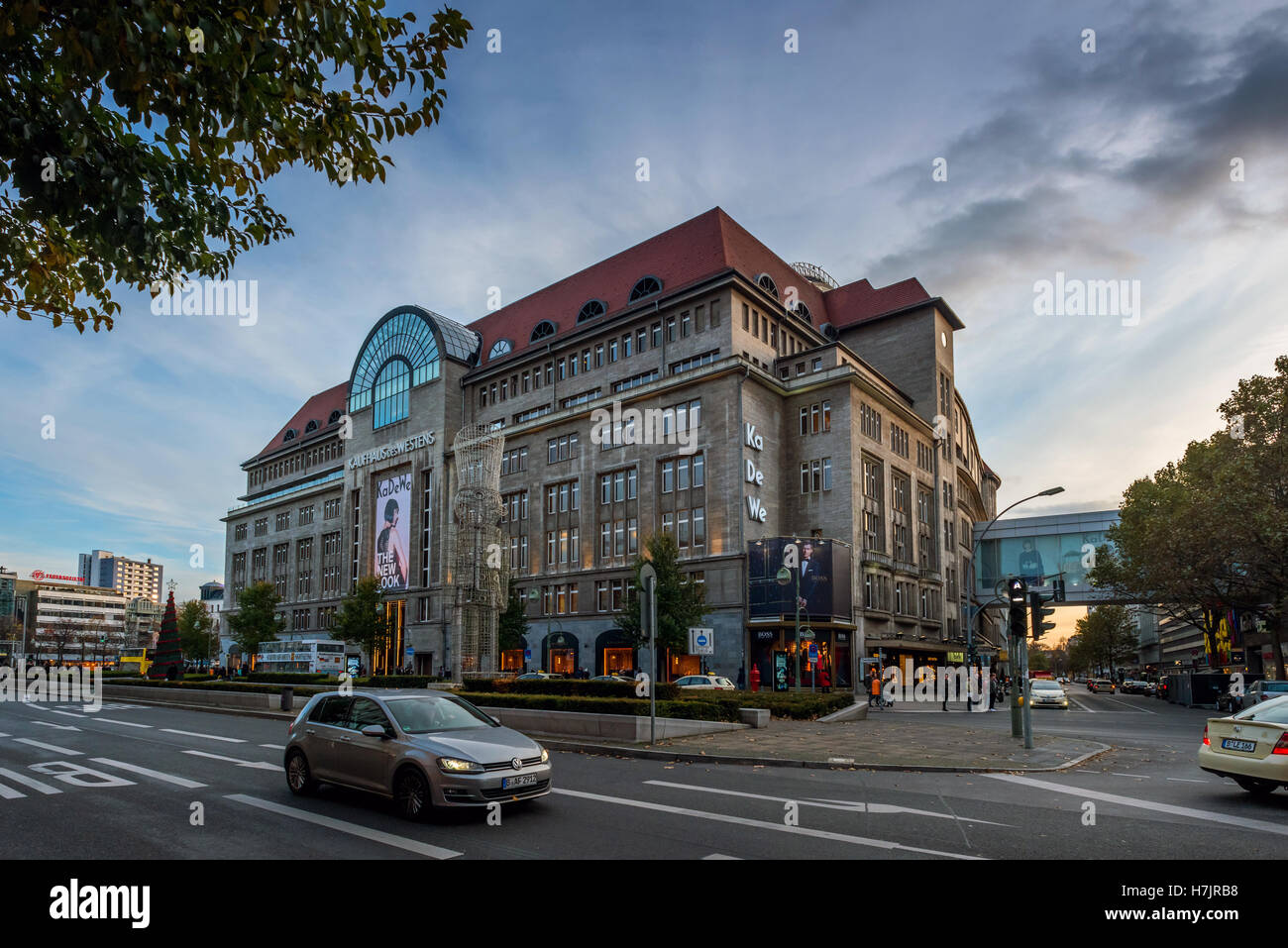 Kaufhaus Des Westens, or KaDeWe, the largest department store in Stock