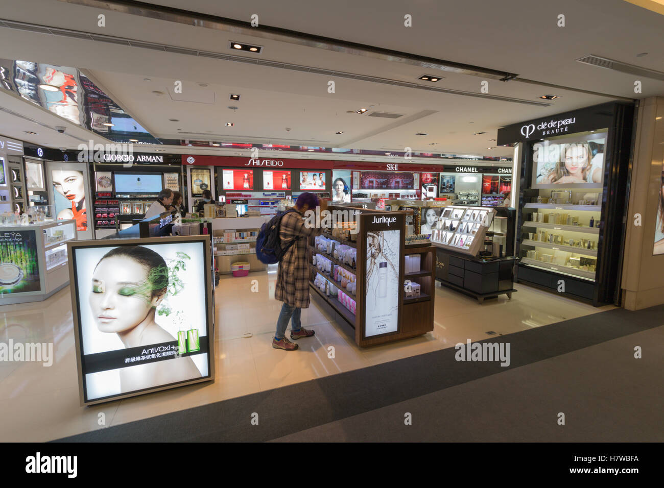 Taiwan Taoyuan International Airport Shopping Hi Res Stock Photography