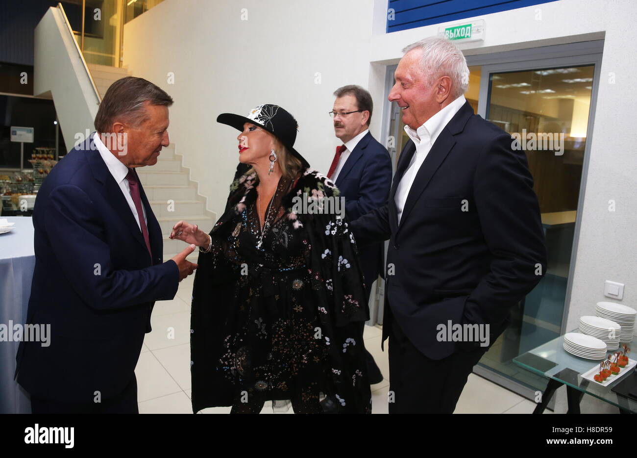 MOSCOW, RUSSIA NOVEMBER 11, 2016 Viktor Zubkov (L), chairman of
