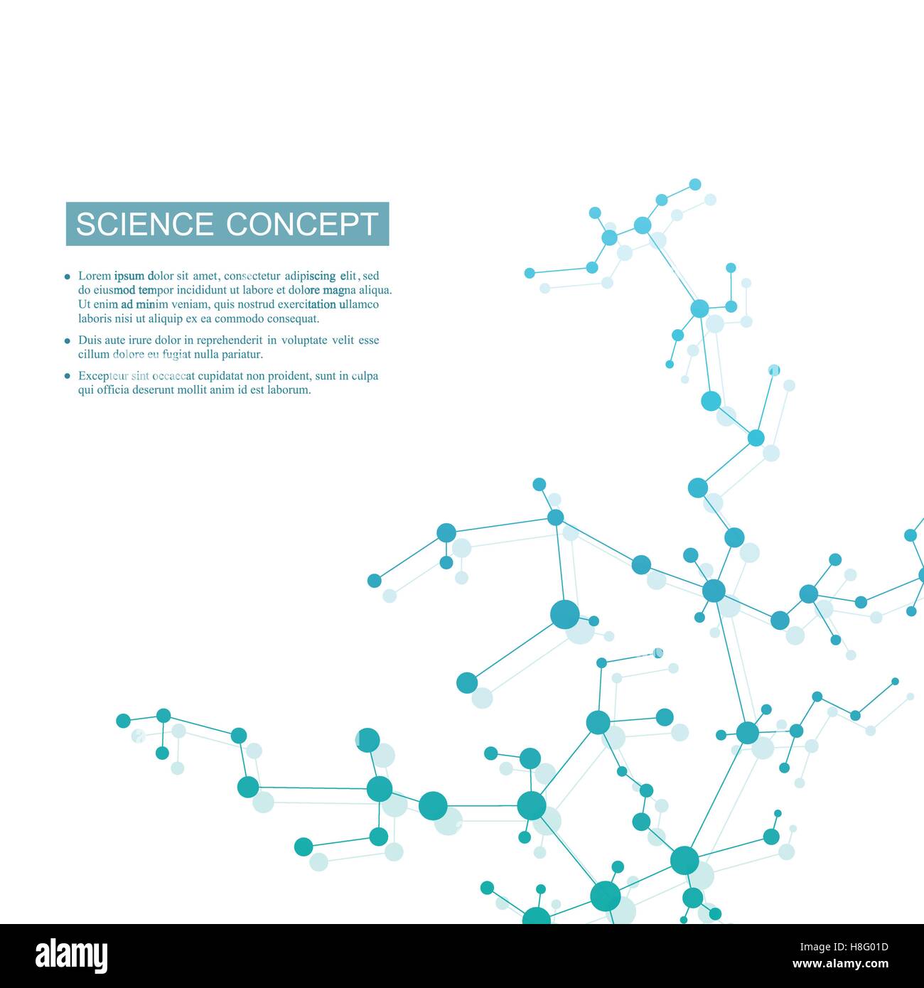 Structure Molecule Of Dna And Neurons Structural Atom Chemical