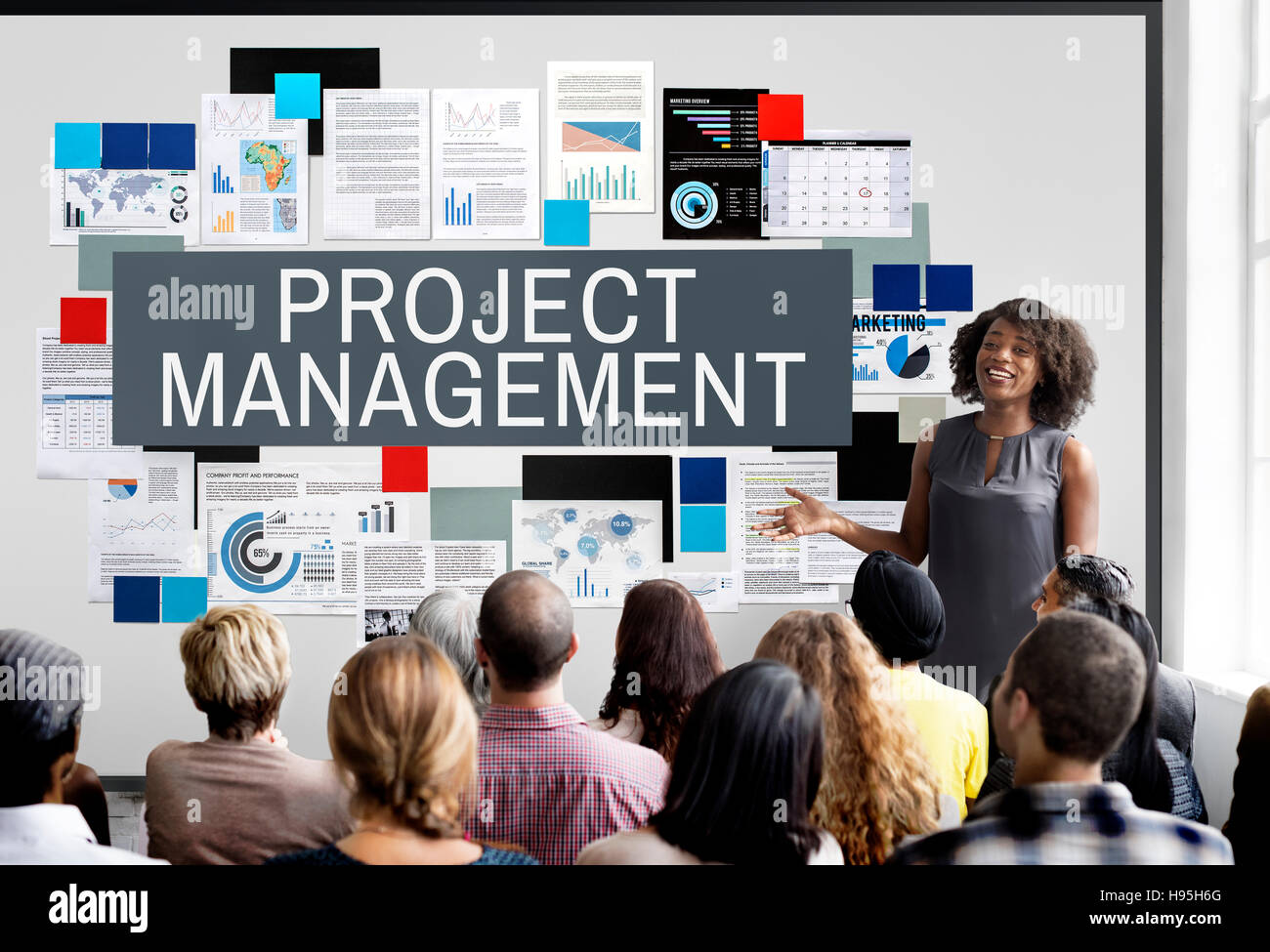 Project Management Methods Processes Concept Stock Photo Alamy
