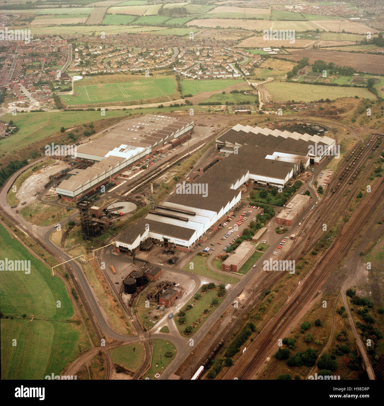 Aldwarke Steelworks Rotherham South Yorkshire Stock Photo, Royalty Free