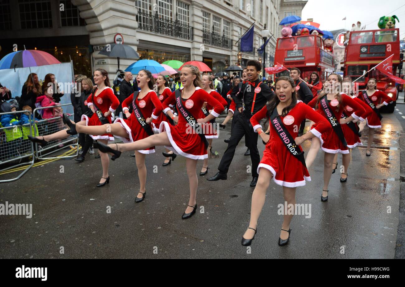 The second annual Hamleys Christmas Toy Parade on Regent Street Stock