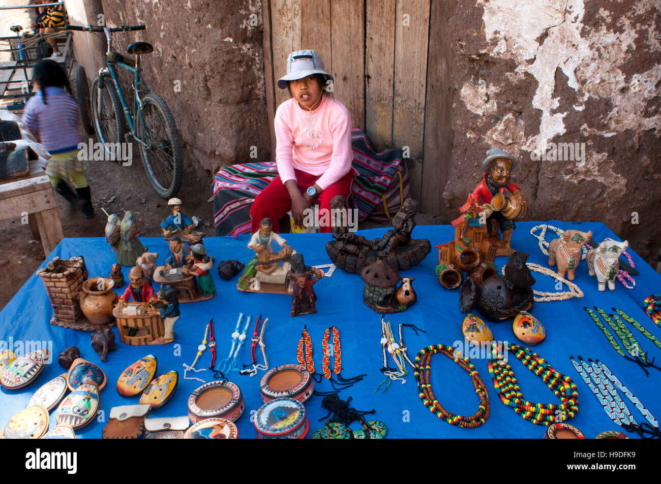 Sacred Valley, Pisac, Peru. Pisac Sunday market day. Pisac. Sacred