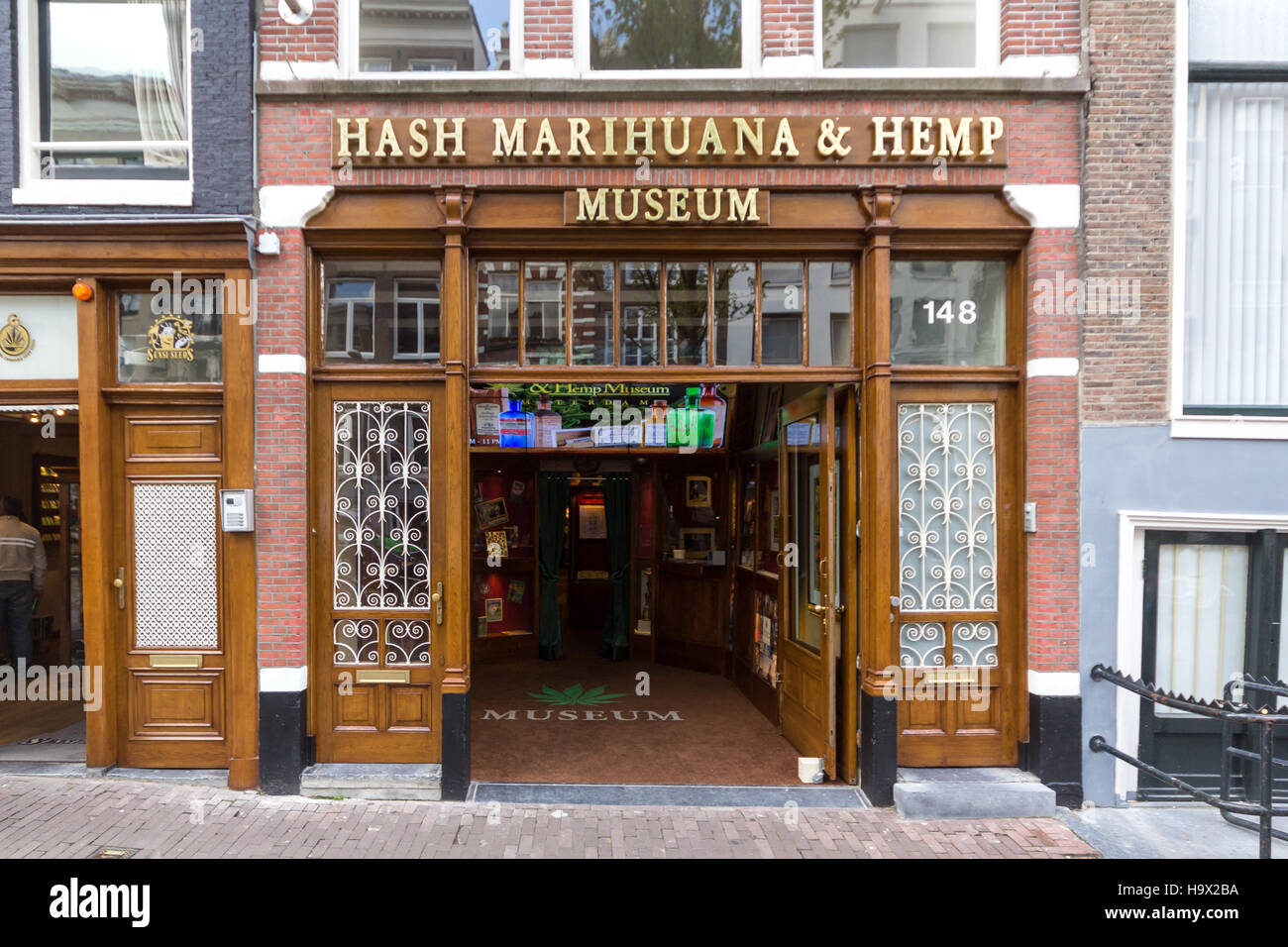 Hash Marihuana Hemp Museum Amsterdam Netherlands Stock Photo Alamy