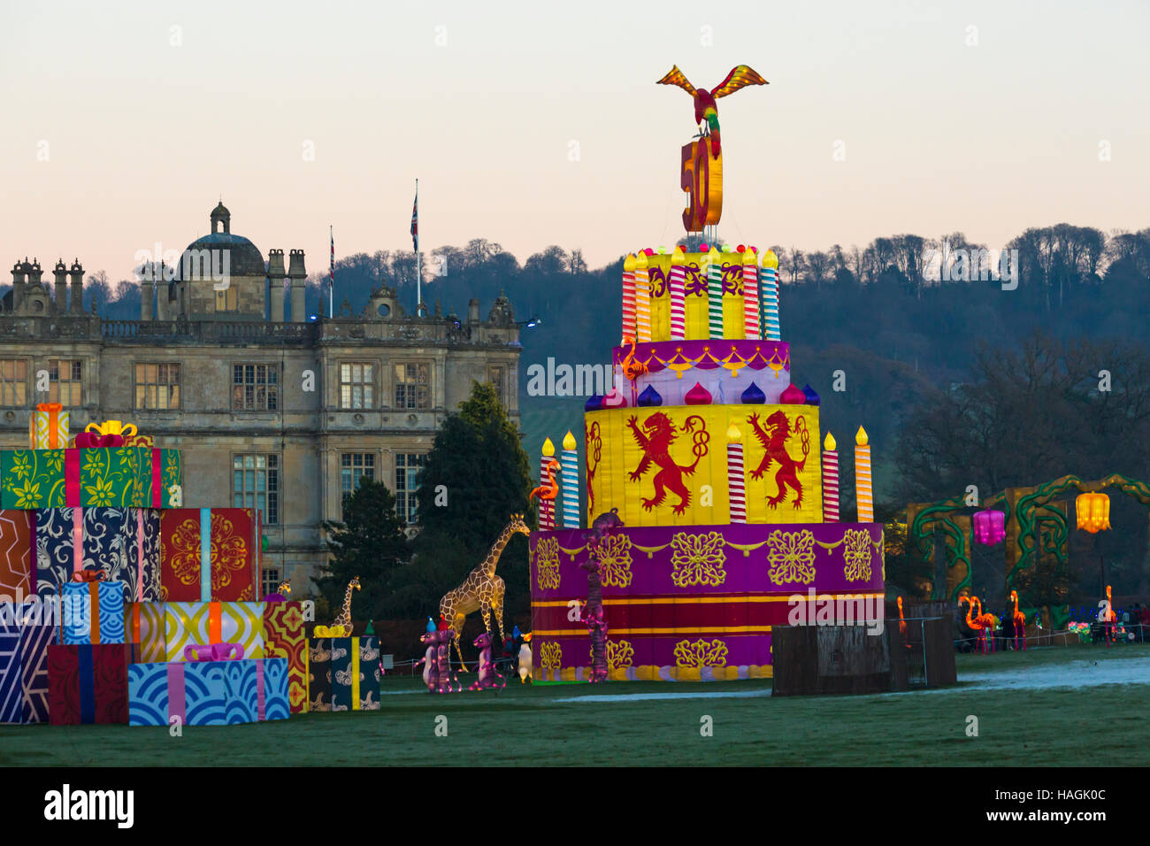Longleat, Warminster, Wiltshire, UK. 1 December 2016. Christmas Stock