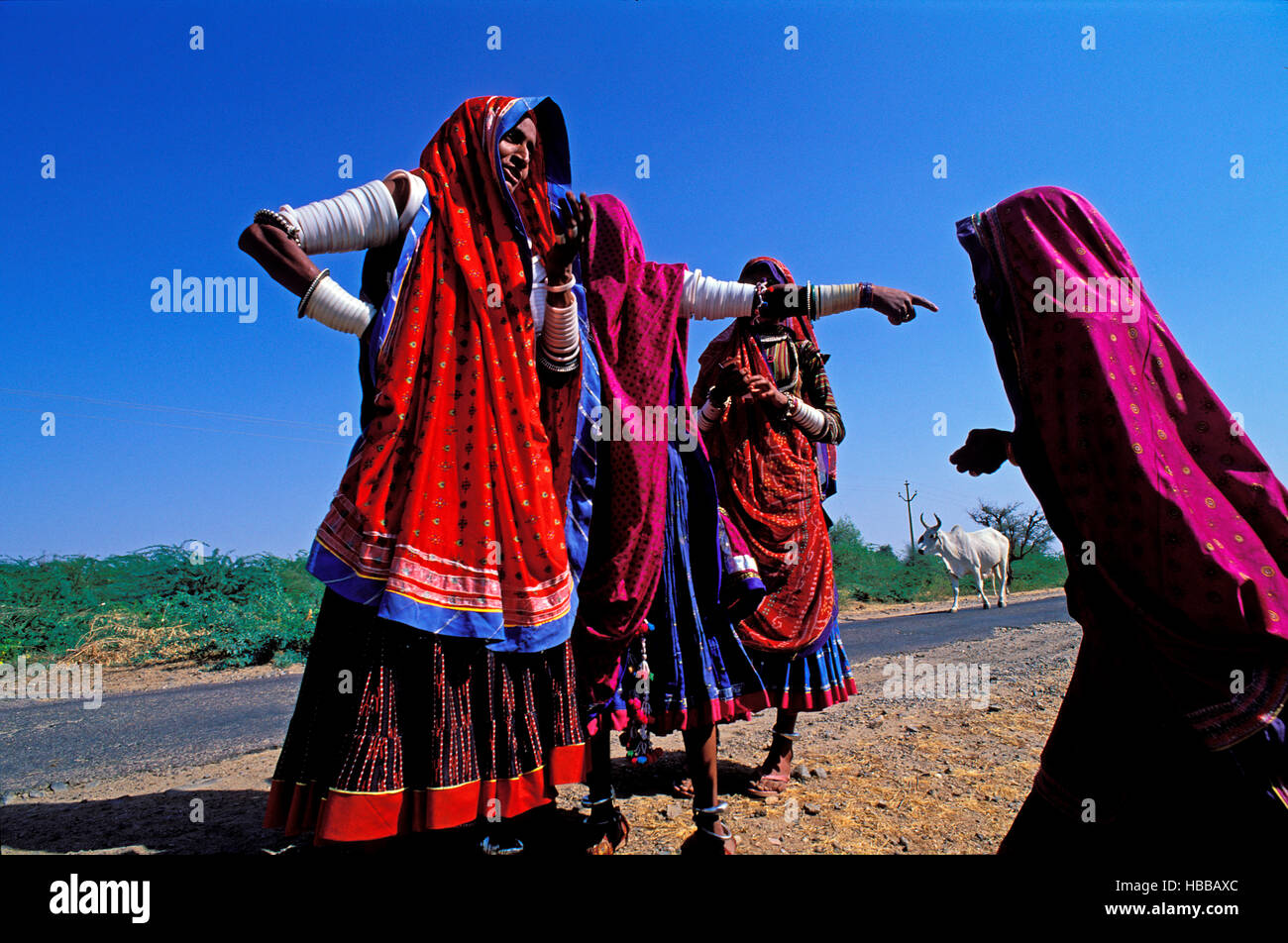 Inde Rajasthan Region De Ghanerao Femme Rajpute India Rajasthan