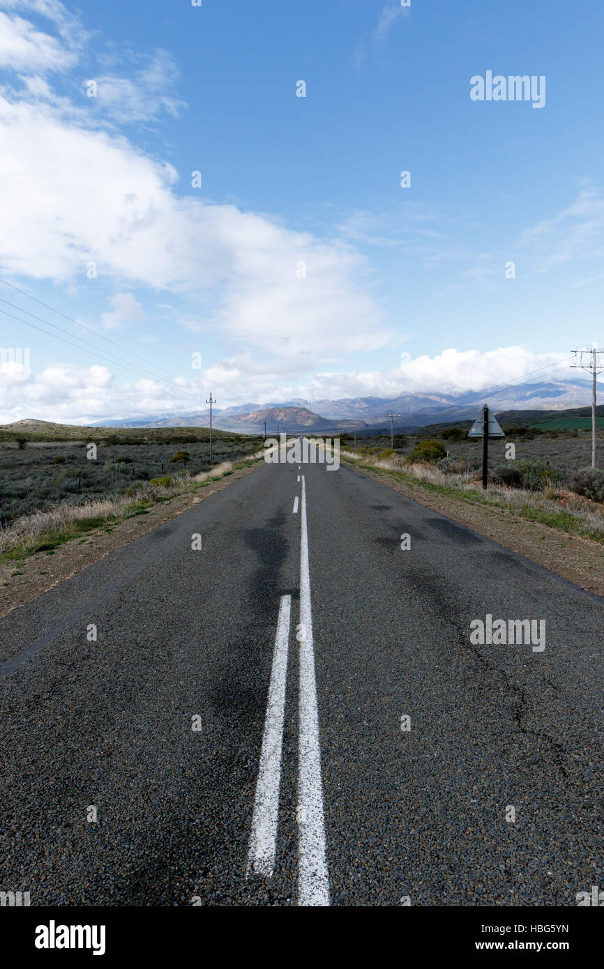 Mountain Road Side View in Oudtshoorn Stock Photo, Royalty Free Image