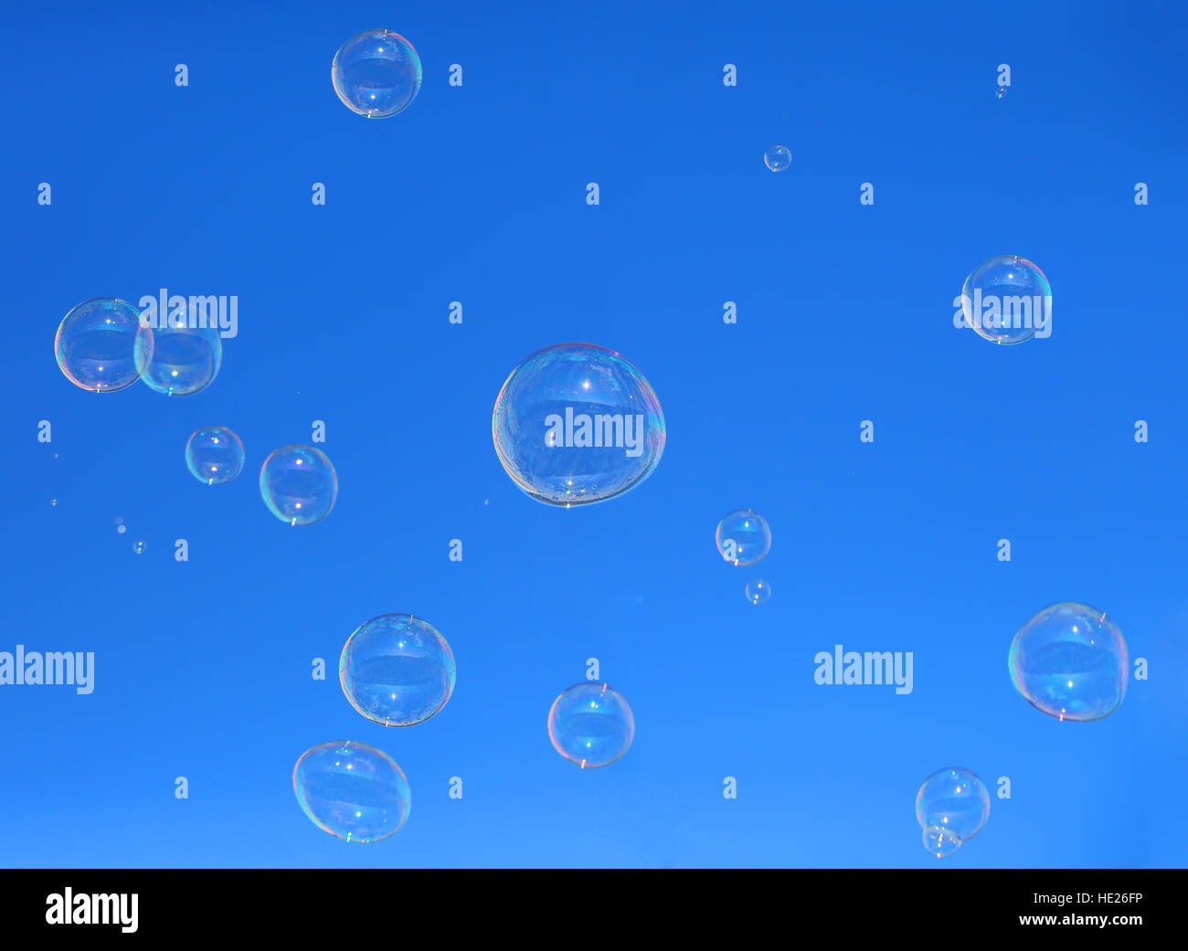 bubbles floating