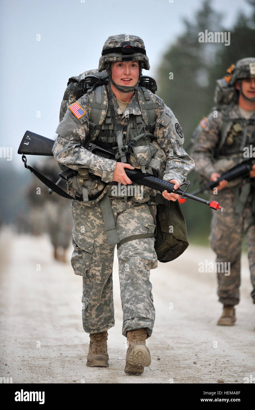 An U.S. Army medic, assigned to Europe Regional Medical Command Stock