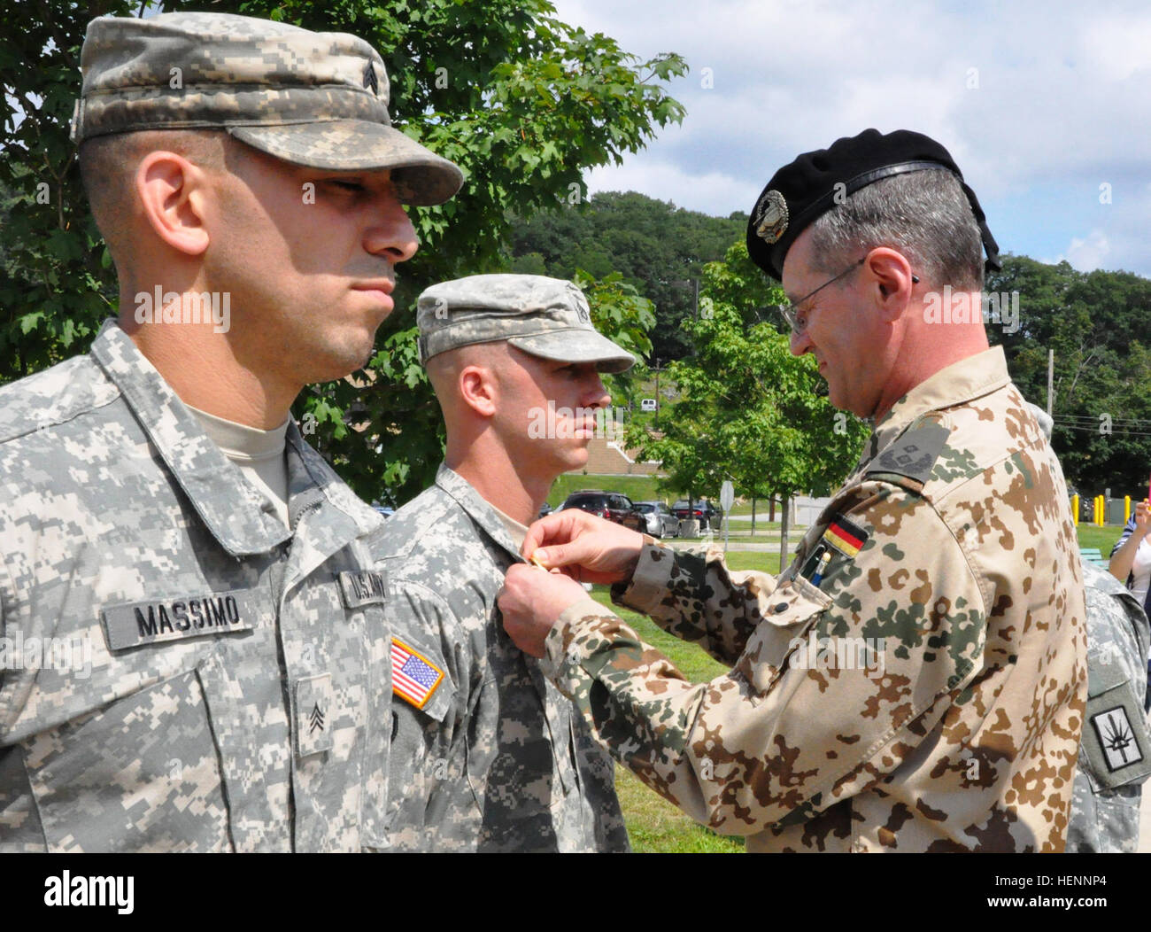 Lt. Col. Rolf Metz, German Army Liaison Officer to the United States