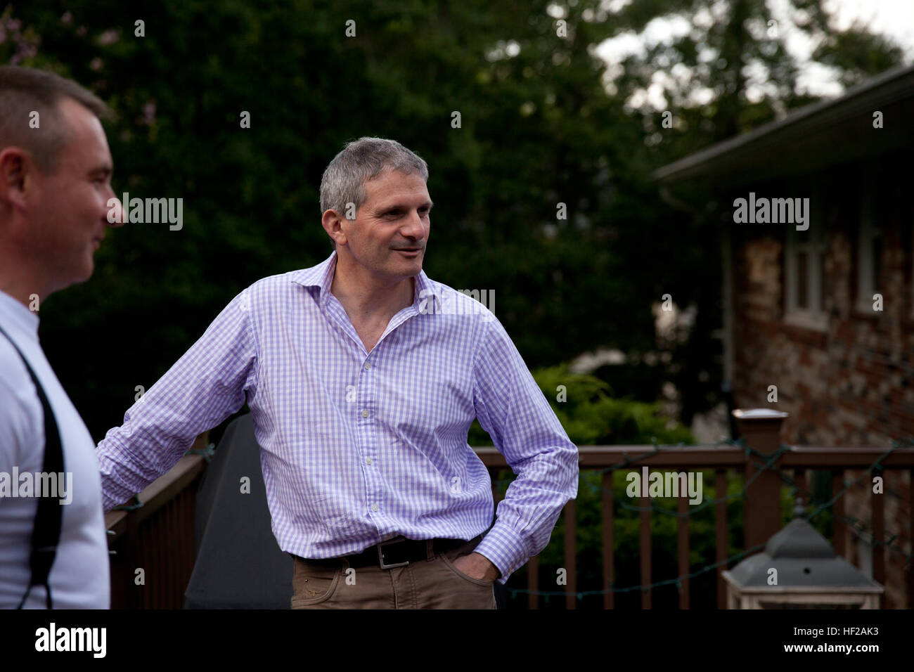 The Commandant General of the British Royal Marines, Maj. Gen. Martin