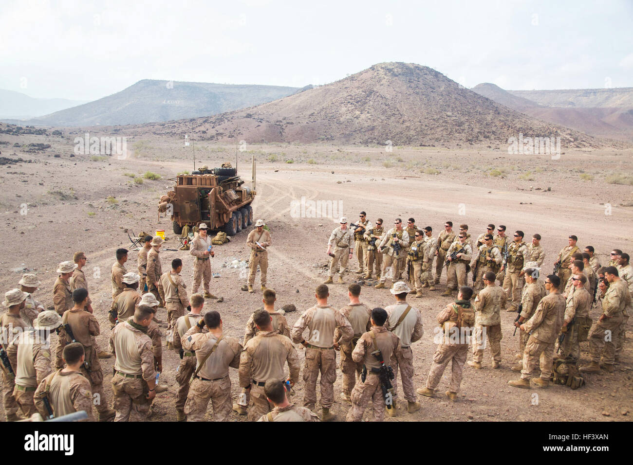 DJIBOUTI, Africa (Apr. 14, 2016) U.S. Marines with the 13th Marine