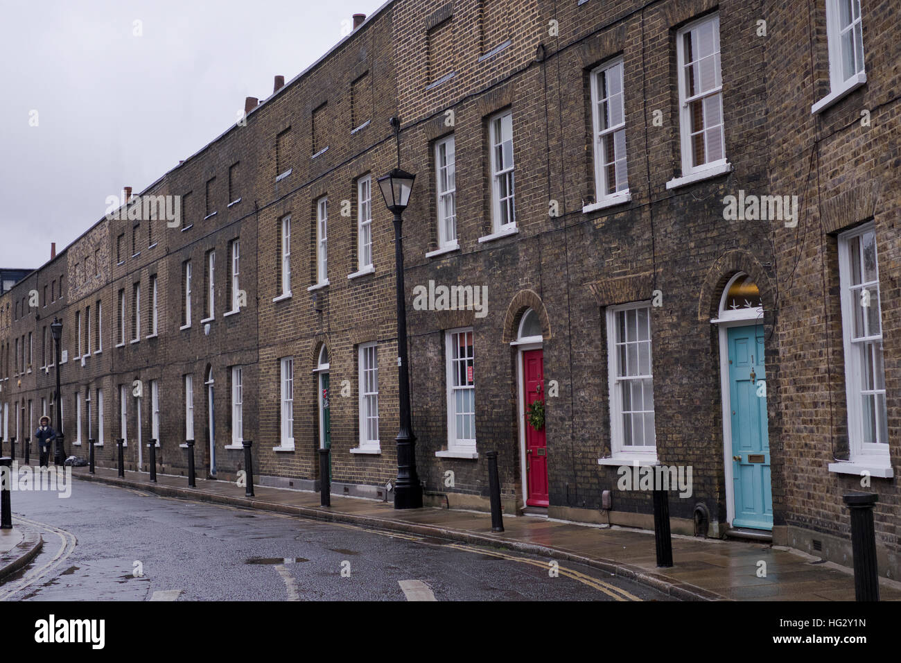 Grade II listed terraced housing in Waterloo London England