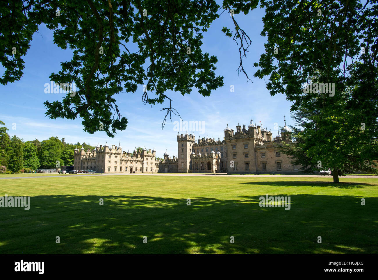 Floors castle, Kelso, Scottish Borders, home of the Duke of Stock Photo