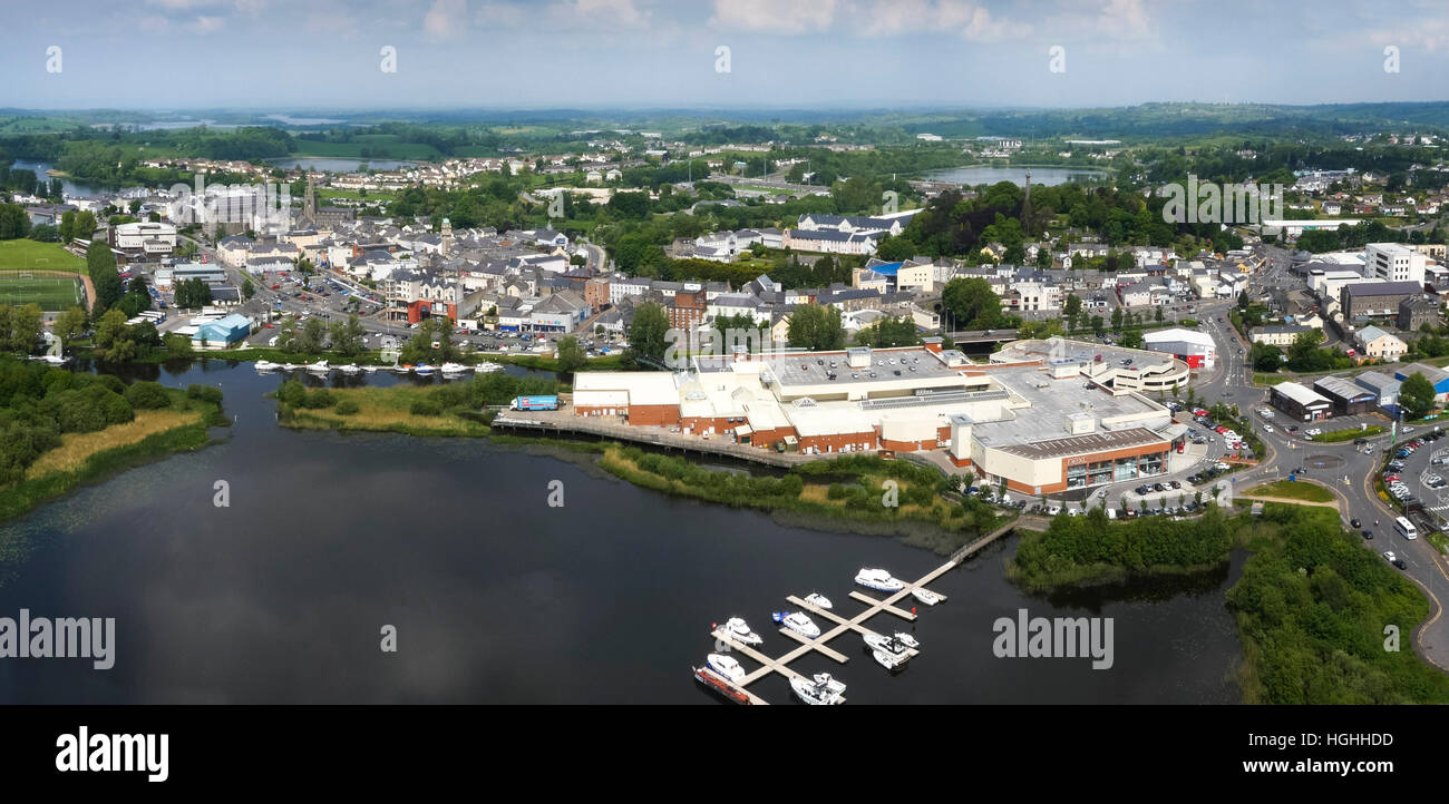 Enniskillen and Lough Erne centre Fermanagh Northern Ireland Stock