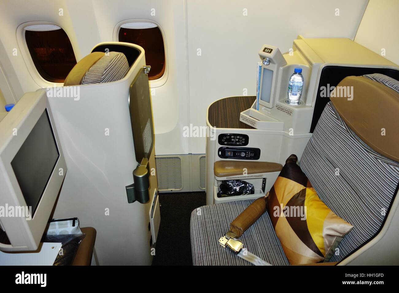 Inside The First Class Cabin On A Boeing 777 From Etihad Airways Ey 9374
