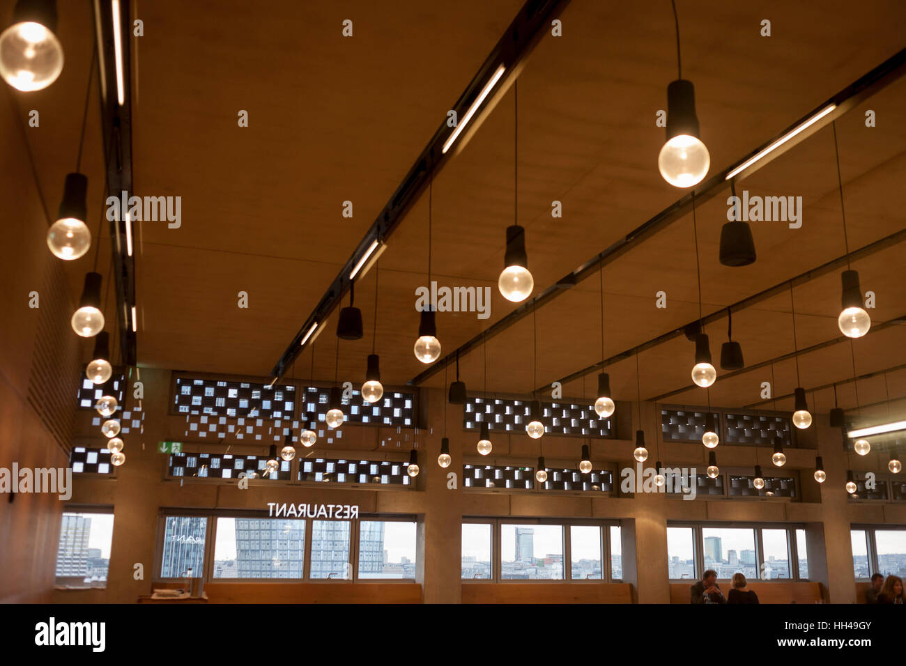ceiling design at the restaurant in tate modern art gallery, on ceiling design at the restaurant in tate modern art gallery, on