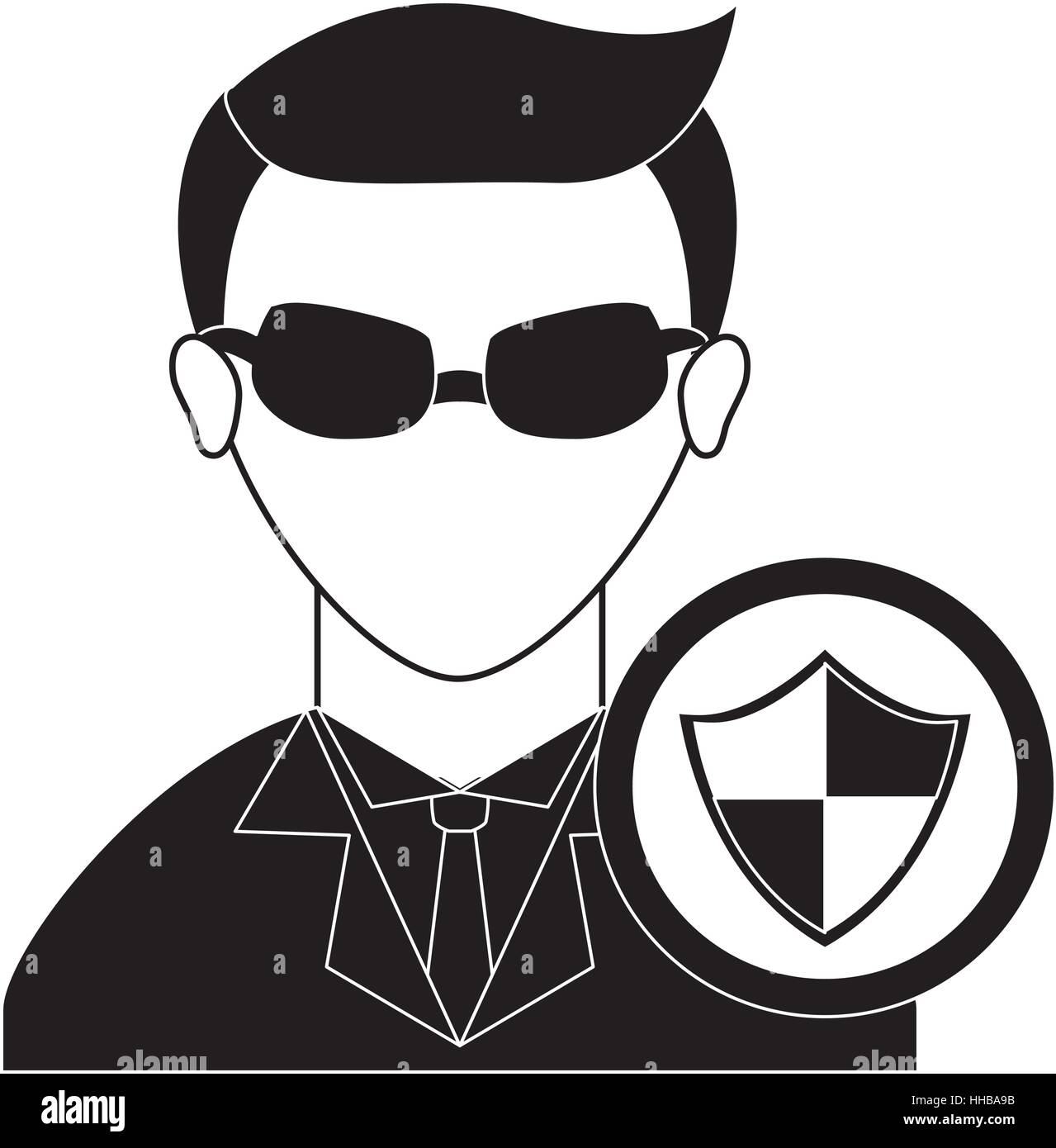 Security Or Safety Related Icons Image Vector Illustration Design Stock