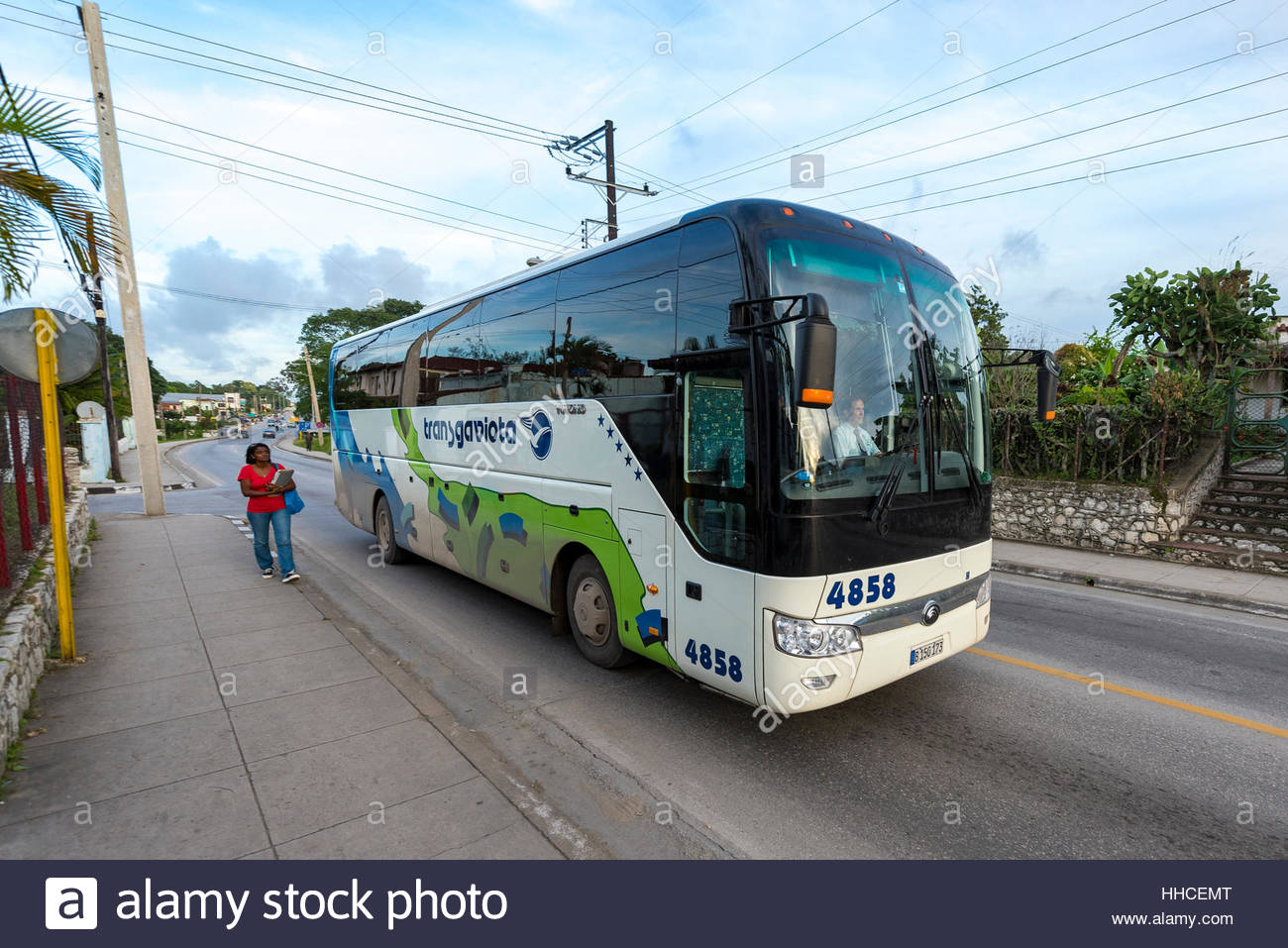 Transgaviota bus omnibus Cuba tourism travel transportation. Cuban