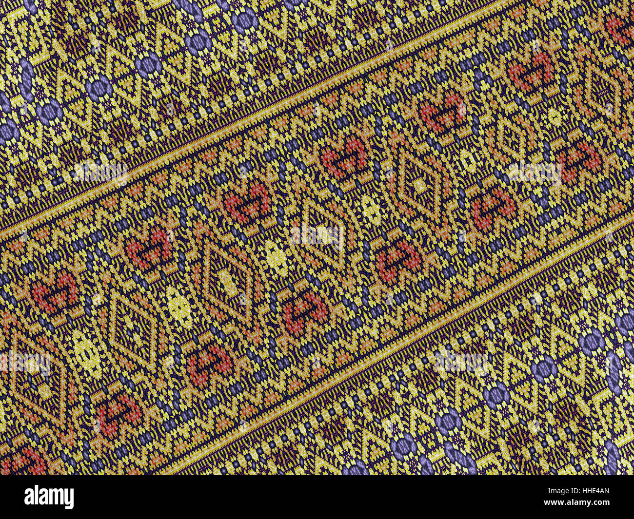 Abstract Persian Carpet Pattern, created in a fractal generating Abstract Persian Carpet Pattern, created in a fractal generating