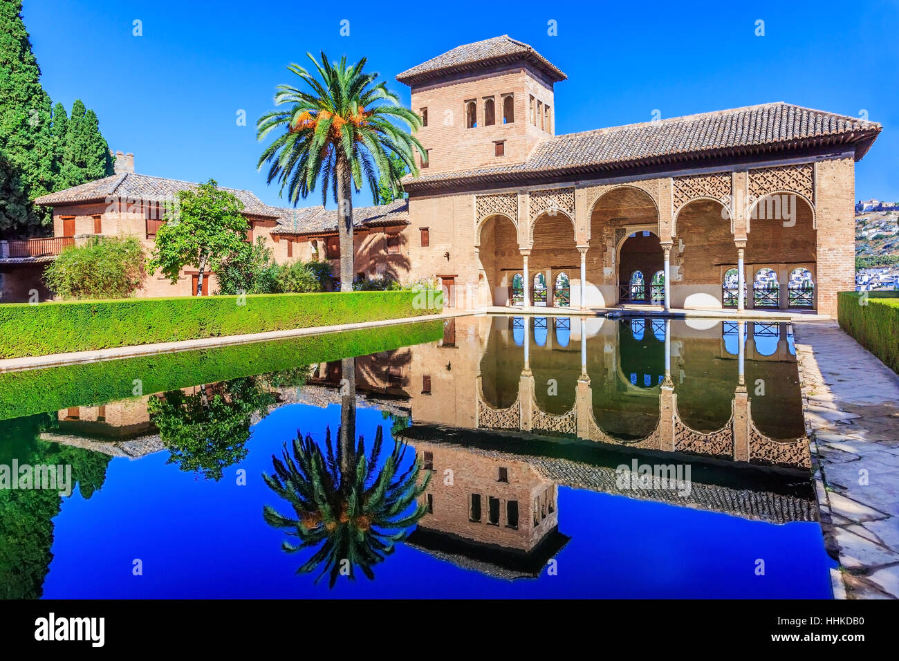 Alhambra, Granada, Spain. The Nasrid Palaces (Palacios Nazaríes) In ...