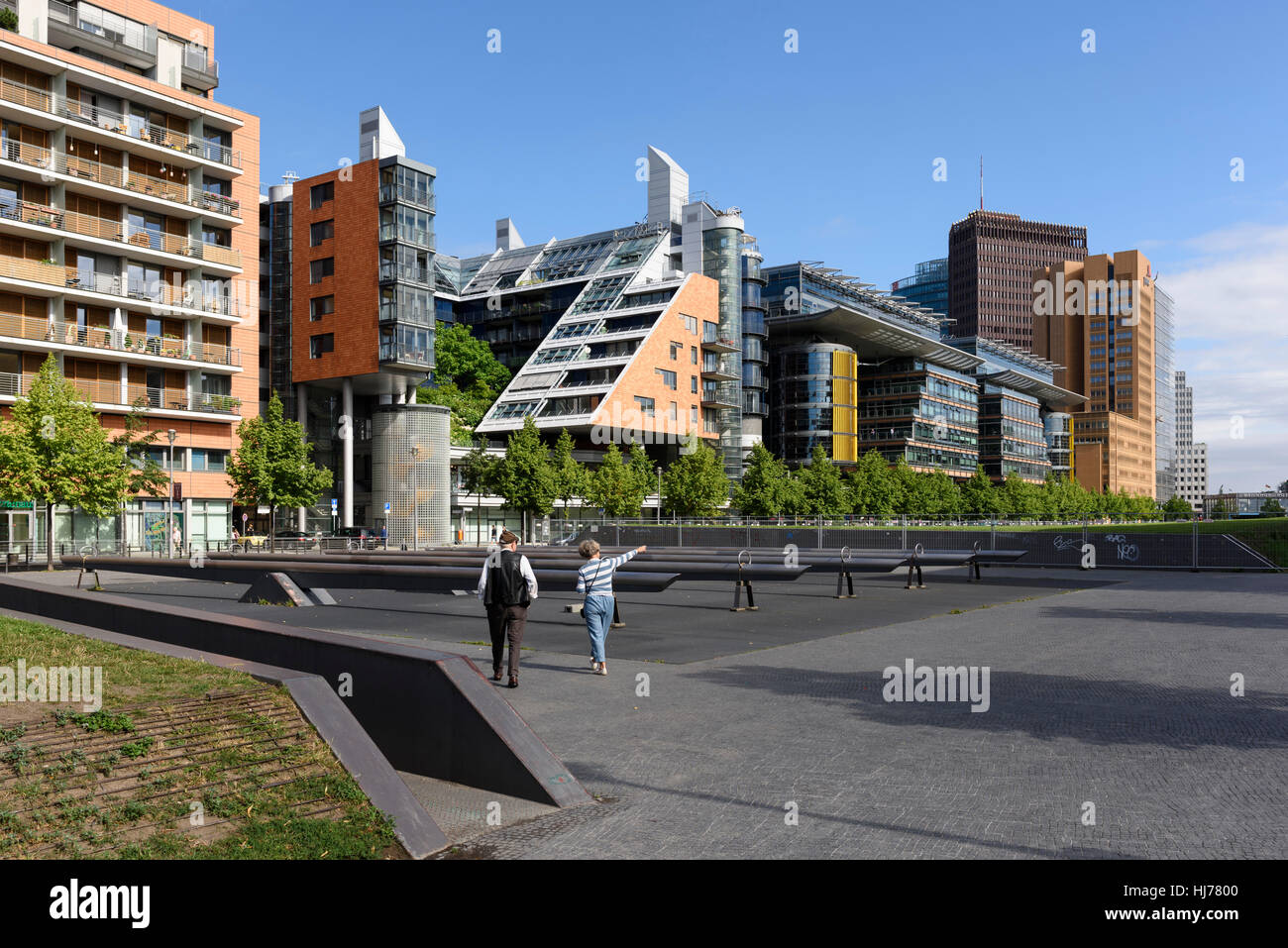 Modern Architecture Berlin berlin. germany. eclectic mix of modern architecture on linkstraße Modern Architecture Berlin berlin. germany. eclectic mix of modern architecture on linkstraße