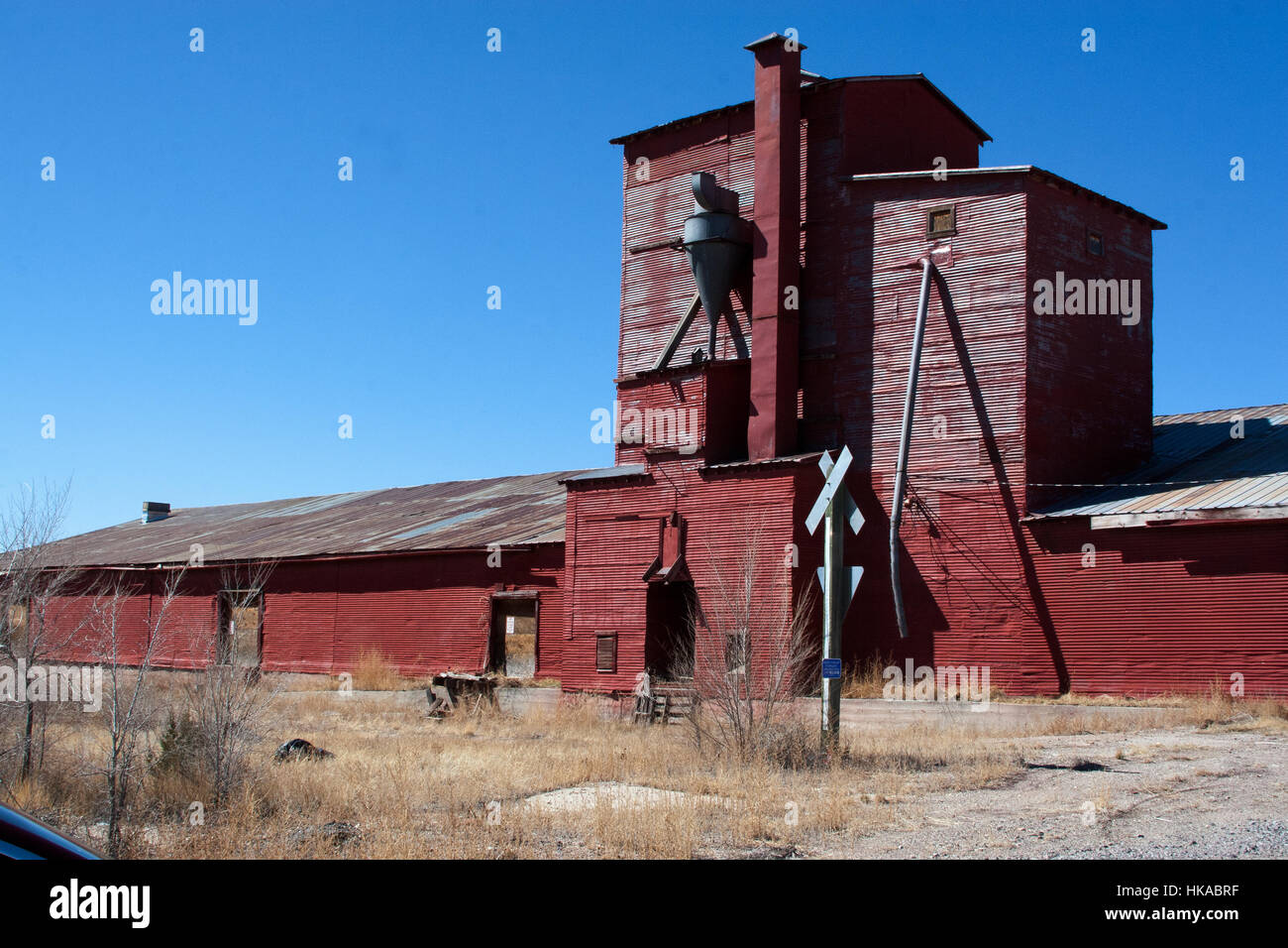 In the early 1900s Mountainair New Mexico was The Pinto Bean Capital Stock Photo, Royalty Free